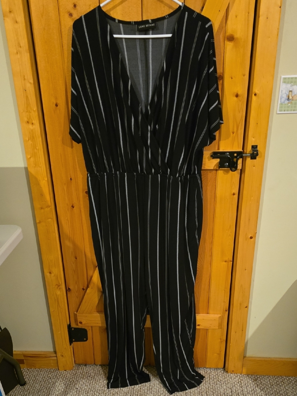 Lane Bryant Jumpsuit Black & White